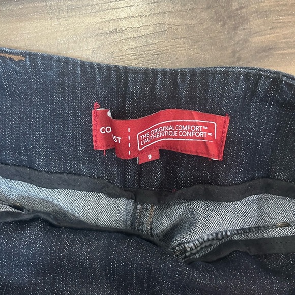 Y2K Dark Blue Flare Women's Jeans - Picture 2 of 4